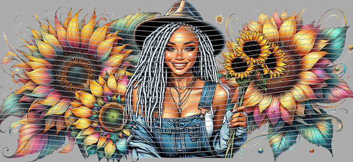 16oz Sunflower Girl-SU-380